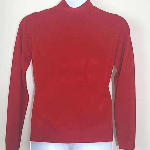 Rebecca Malone Mock turtle neck sweater long sleeve super soft Medium - Picture 2 of 4